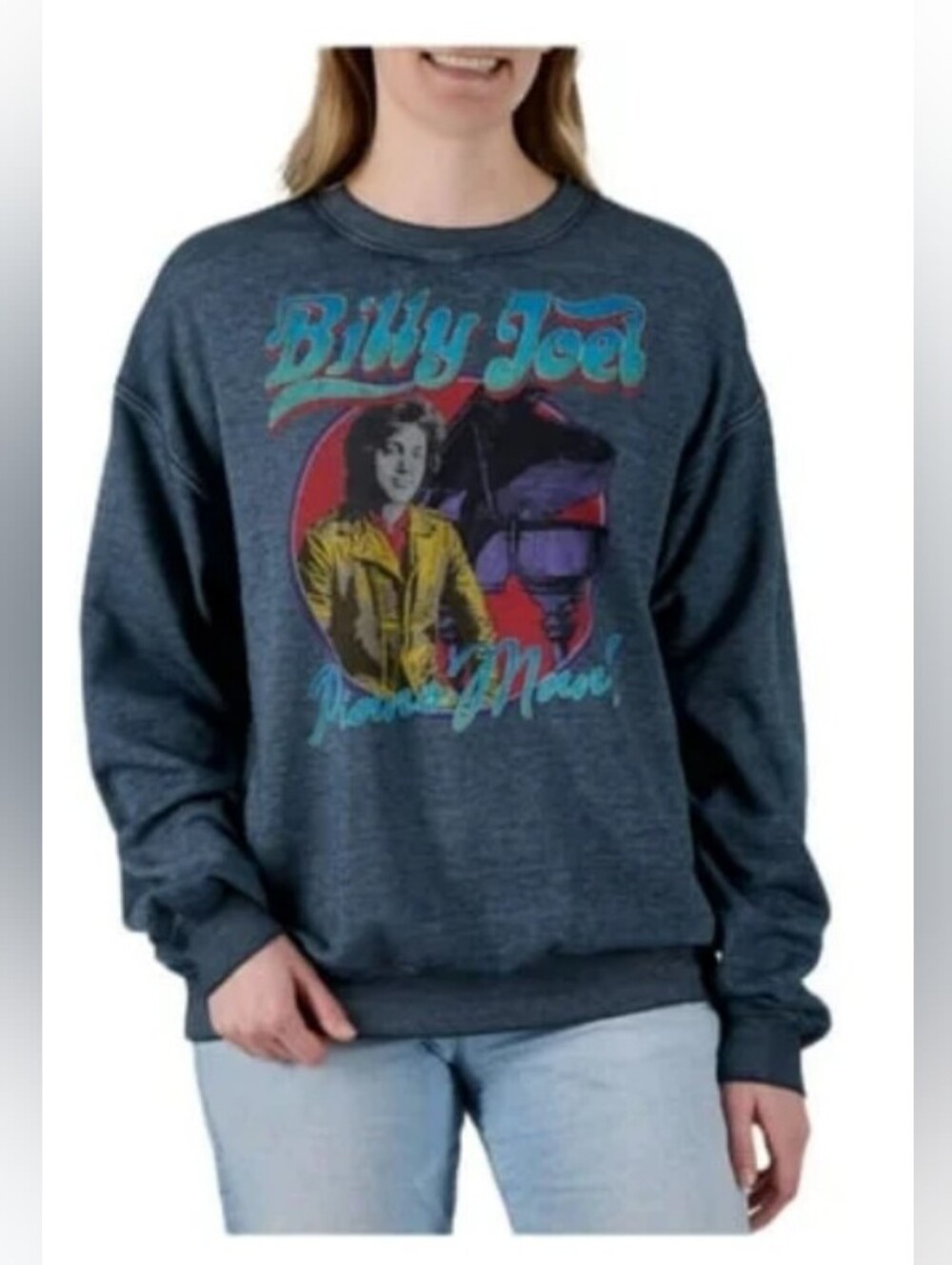 Billy Joel Graphic Crewneck Sweater